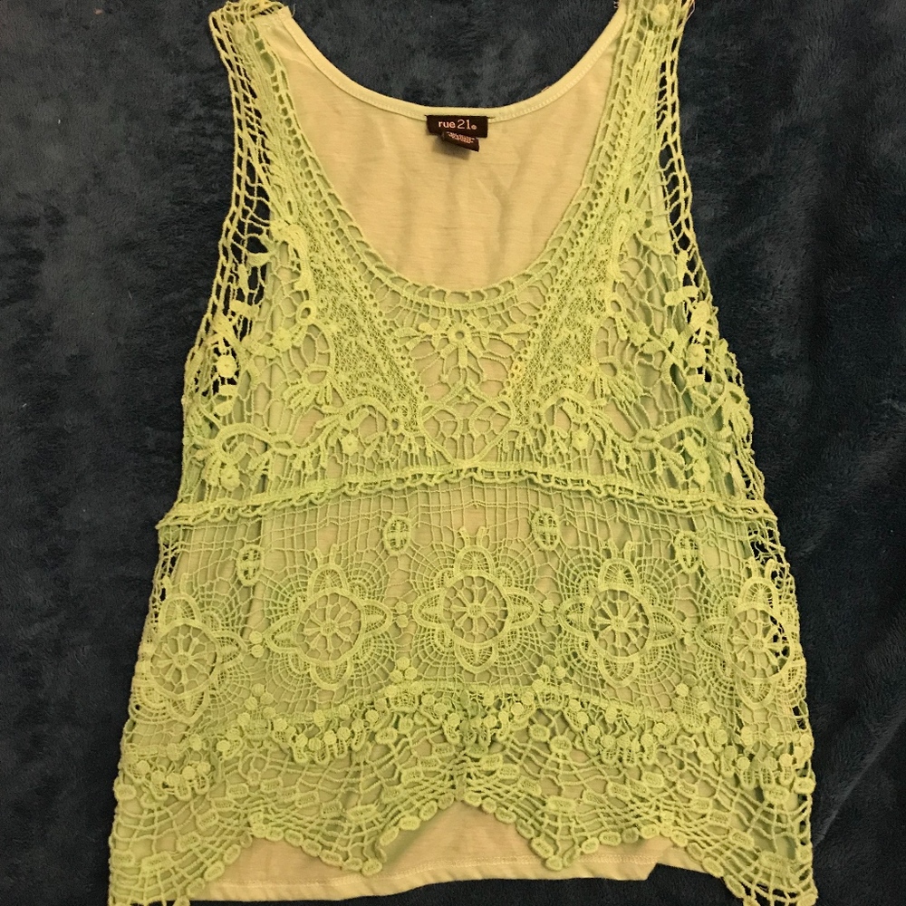 Rue 21 Lace Tank top